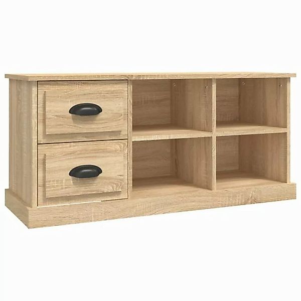 furnicato TV-Schrank Sonoma-Eiche 102x35,5x47,5 cm Holzwerkstoff (1-St) günstig online kaufen