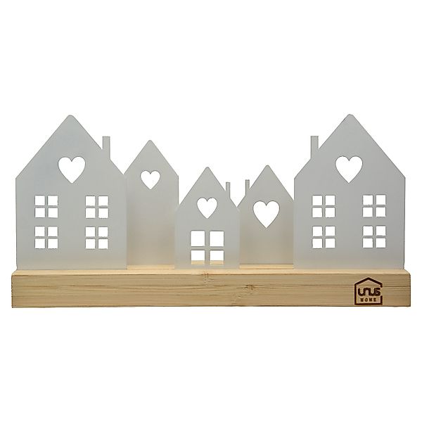 UNUS HOME Dekofigur Aufsteller Häuser Stadt günstig online kaufen
