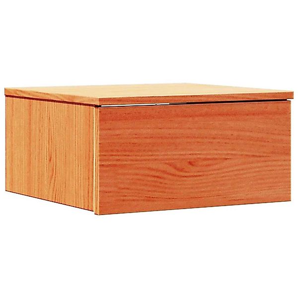 vidaXL Nachttisch Wachsbraun 37 x 35 x 18,5 cm Massivholz Kiefer 873485 günstig online kaufen