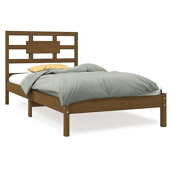 vidaXL Massivholzbett Honigbraun 100x200 cm1090957 günstig online kaufen