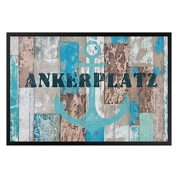 Fußmatte Muster & Textur Ankerplatz günstig online kaufen