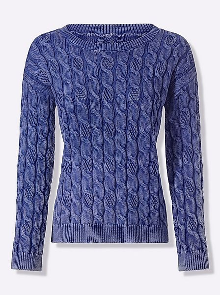heine Strickpullover Pullover Langarm Ajour, Zopfmuster günstig online kaufen