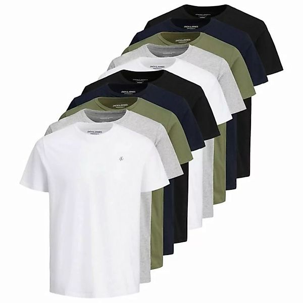 Jack & Jones T-Shirt Herren T-Shirt, 10er Pack - JORJXJ, T-Shirt günstig online kaufen