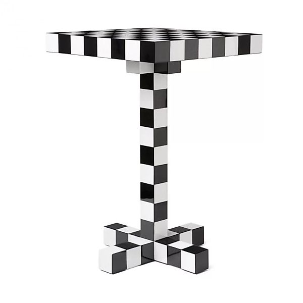 Moooi - Moooi Chess Tisch - schwarz/weiß/40x40x60cm günstig online kaufen