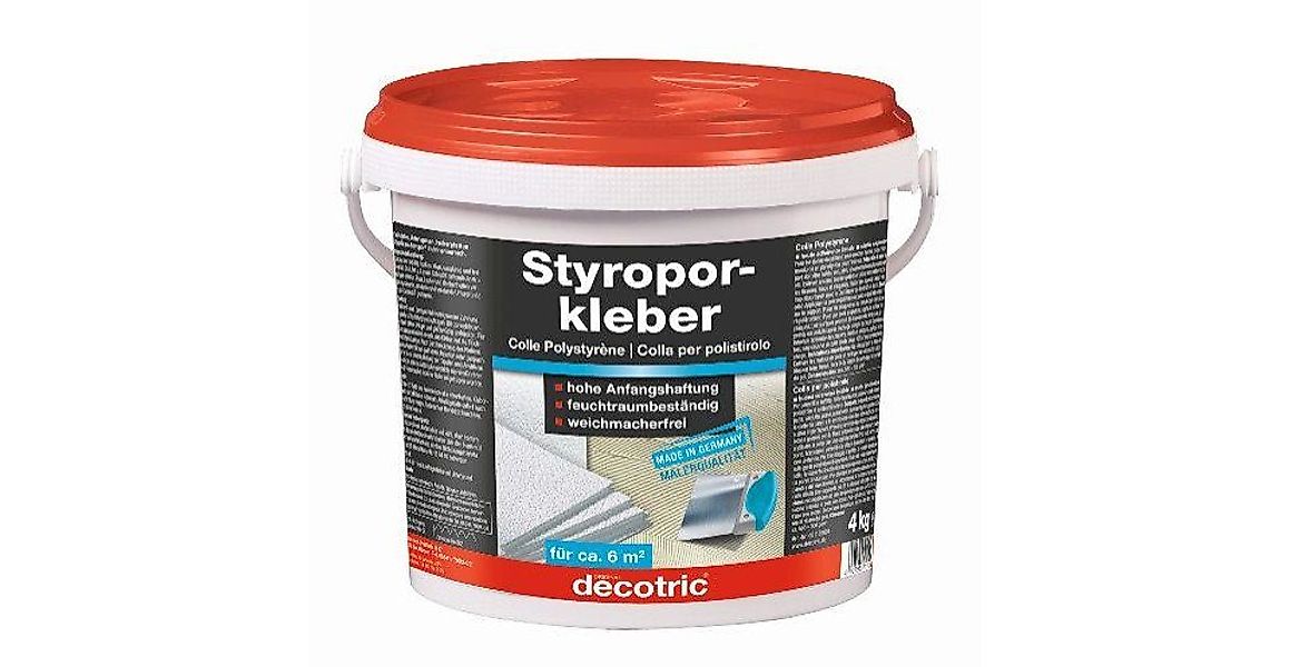 decotric® Dispersionskleber Decotric Styroporkleber 4 kg günstig online kaufen