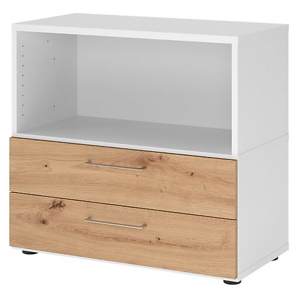 bümö Aktenschrank flexi Schrank Dekor: Weiß/Asteiche günstig online kaufen