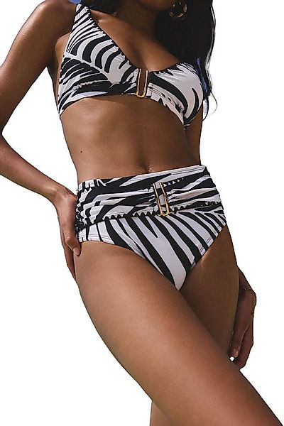 LIPSY Bikini-Hose Lipsy Bikinihose mit Besatz und Animalprint (1-St) günstig online kaufen