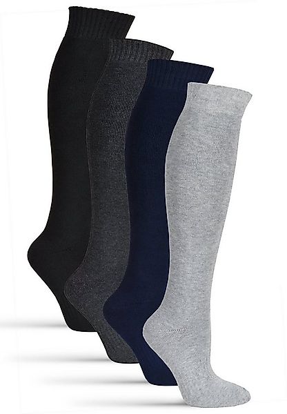 Frostfighter Kniestrümpfe Thermo (4-Paar) Vollfrottee Innenfutter, fusselfr günstig online kaufen