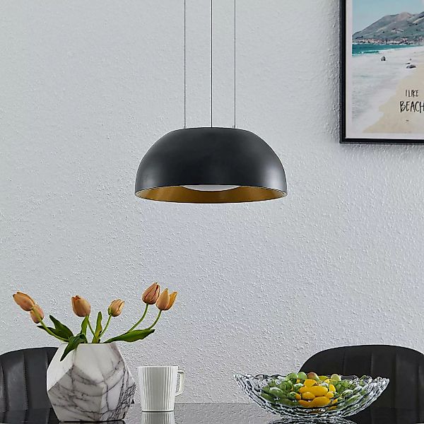 Lindby Juliven LED-Hängeleuchte, schwarz, 32 cm günstig online kaufen