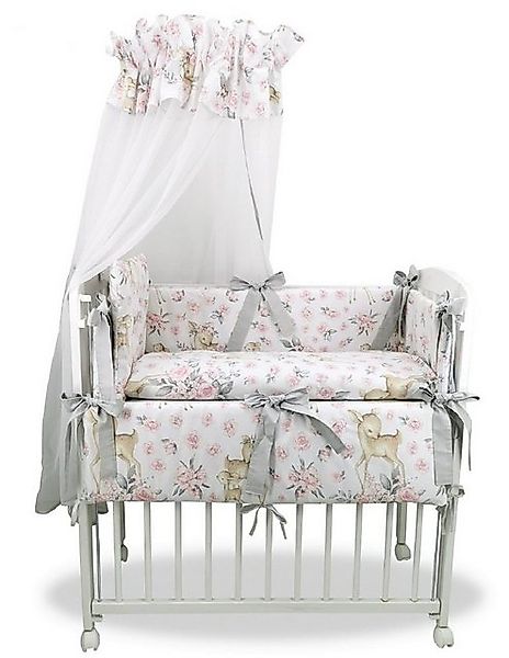 Babyhafen Beistellbett Babybett Stillbett 90 × 40 Design REHE inkl. Rollens günstig online kaufen