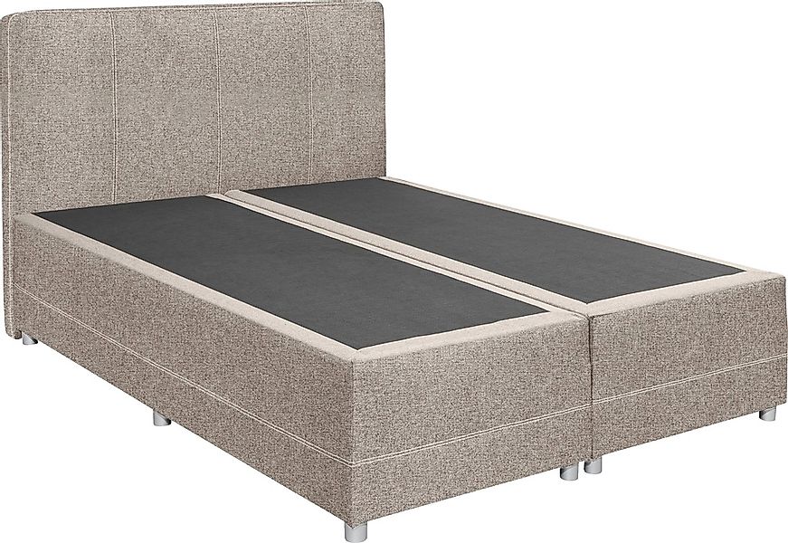 ED EXCITING DESIGN Boxspringbett "Luanda", wahlweise mit Matratze und Toppe günstig online kaufen