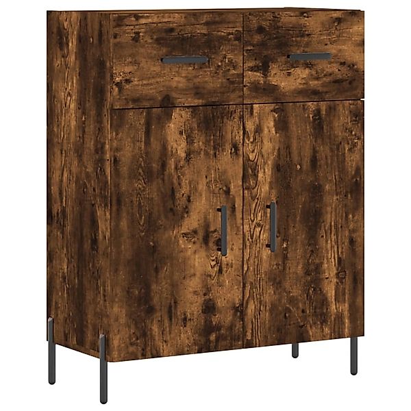 vidaXL Sideboard Räuchereiche 69,5x34x90 cm Holzwerkstoff 827993 günstig online kaufen