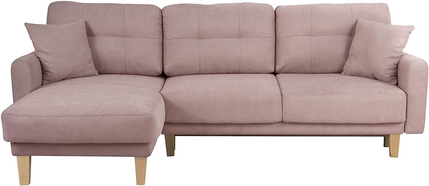 Home affaire Ecksofa "TRIPLO optionale Schlafsofa mit Bettkasten, Maße B/T/ günstig online kaufen
