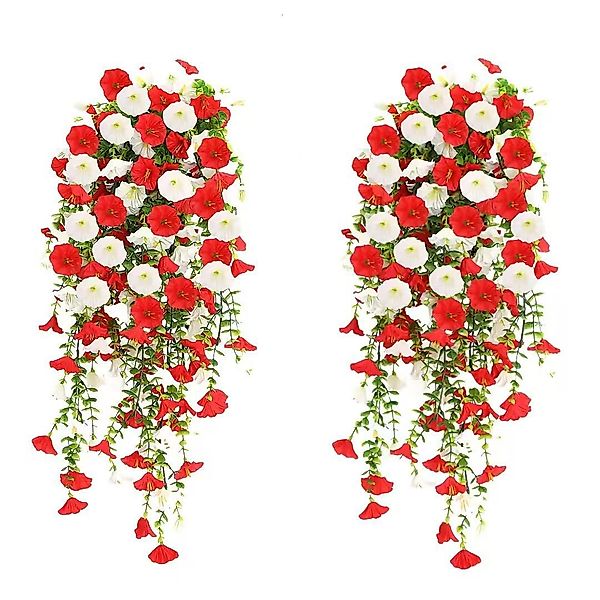Kunstblumenstrauß 2 Stück Künstlich Hängende Blumen, günstig online kaufen