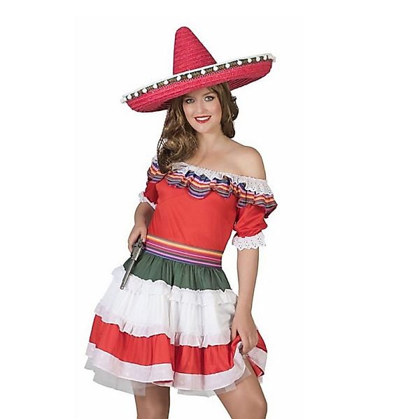 Funny Fashion Kostüm Mexiko Kleid 'Senorita Bonita' für Damen, Kostümkleid günstig online kaufen