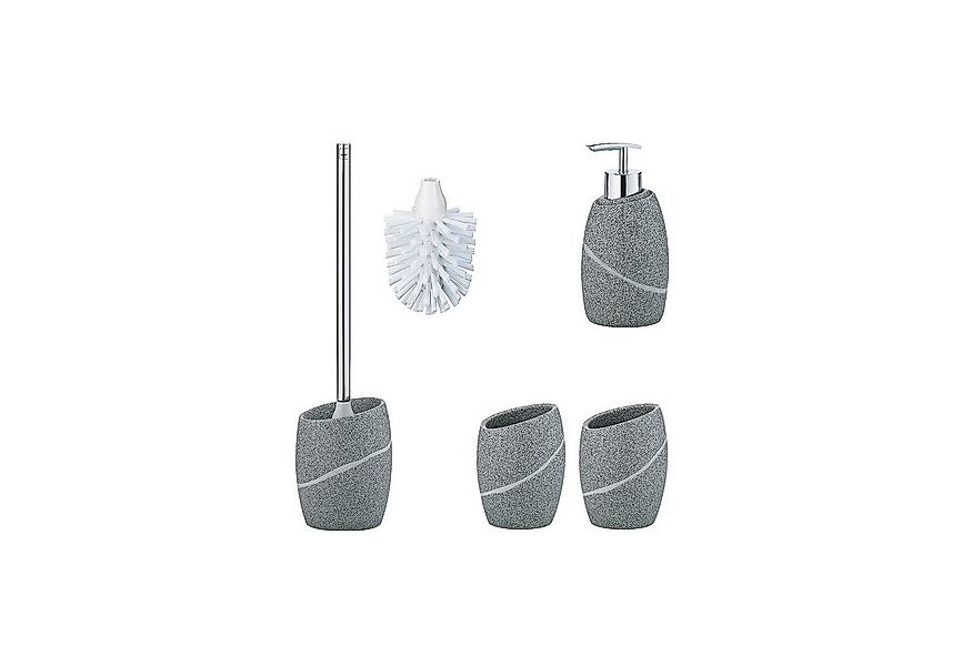 kela Badezimmer-Set Talus, bestehend aus WC-Garnitur, 2x Becher, Seifenspen günstig online kaufen
