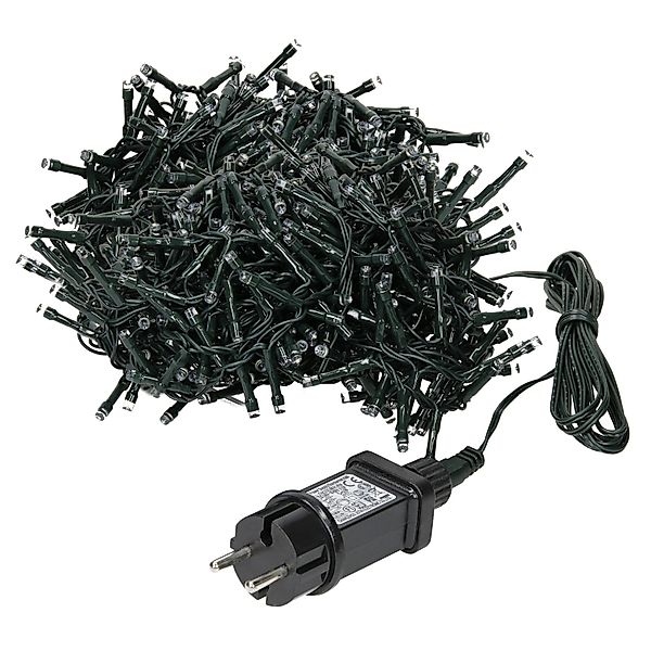 ECD Germany LED Lichtervorhang 12m 360 Kaltweiße LED Eiszapfen Lichterkette günstig online kaufen