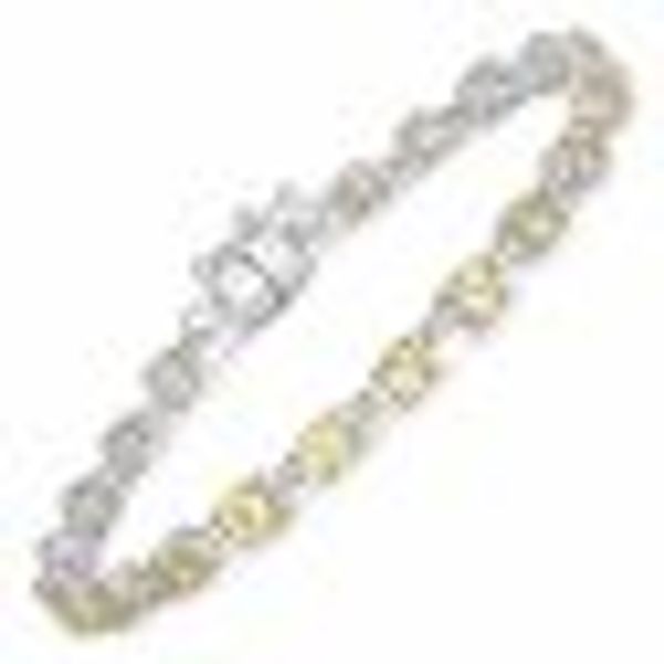 Armband 925-Sterling Silber rhodiniert Citrin rund günstig online kaufen