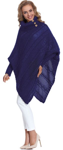 Merry Style Strickponcho Damen Poncho C46l4 günstig online kaufen