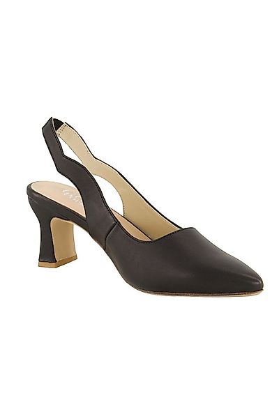 Ulla Popken Leder-Pumps elastischer Fersenriemen Weite H Pumps günstig online kaufen