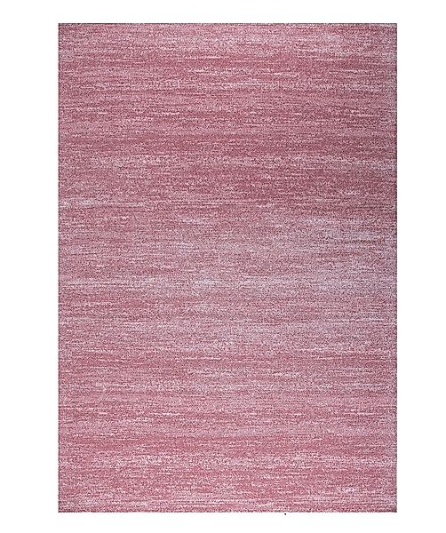 Vimoda Teppich Kurzflor Rosa Meliert Farbecht, günstig online kaufen