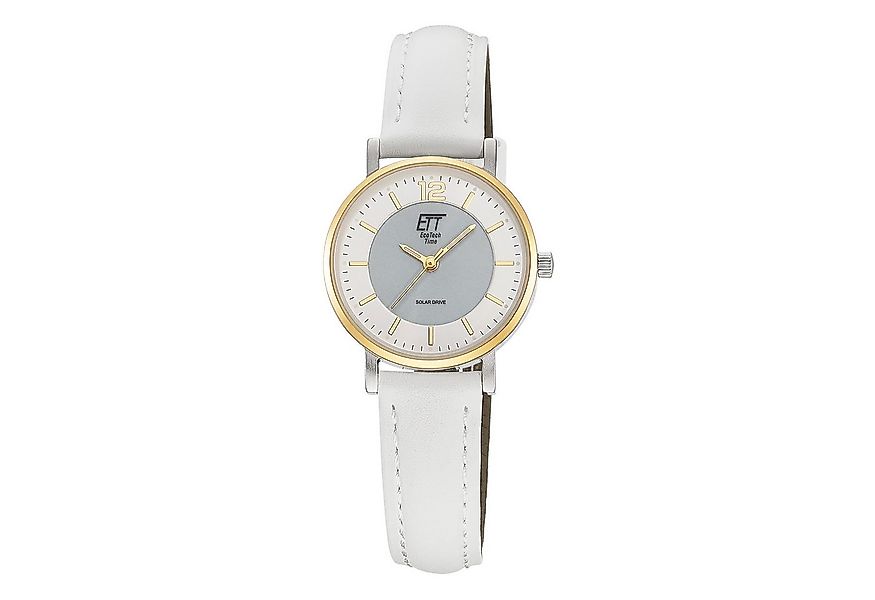 ETT Solaruhr ELS-12163-41L, Armbanduhr, Damenuhr, Lederarmband, analog günstig online kaufen