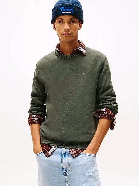 Tommy Jeans Rundhalspullover, Slim fit mit Rundhalsausschnitt günstig online kaufen