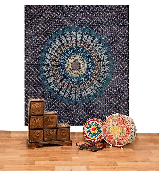 KUNST UND MAGIE Wandteppich Tagesdecke Wandbehang günstig online kaufen