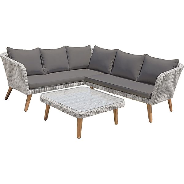 Garden Pleasure Garten-Essgruppe "PAMPLONA", (1 tlg.), mit bequemer Polster günstig online kaufen