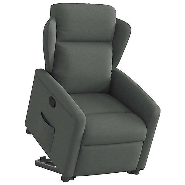 vidaXL Relaxsessel mit Aufstehhilfe Dunkelgrau Stoff 3303135 günstig online kaufen