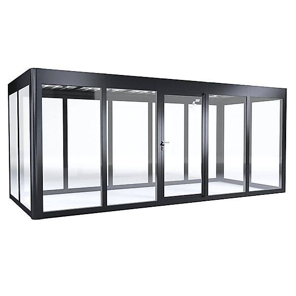 SunElements Gewächshaus SunGarden Anthrazit 12,8 m² günstig online kaufen