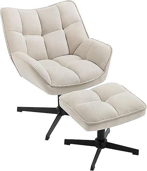 Woltu Relaxsessel (1-St), 360° drehbar, gepolstert, günstig online kaufen