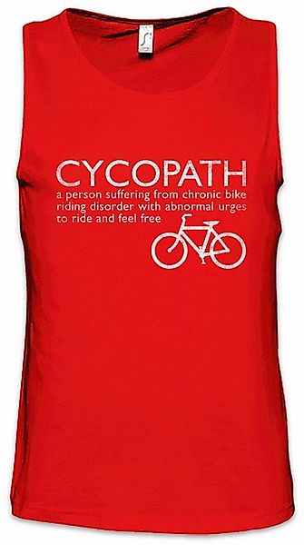 Urban Backwoods Tanktop Cycopath Ärmelloses T-Shirt Fahrrad Bike Nerd Biker günstig online kaufen