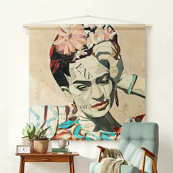 Wandteppich Frida Kahlo - Collage No.1 günstig online kaufen