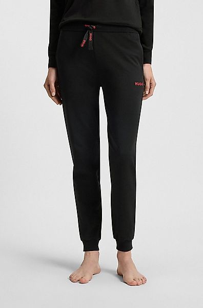 HUGO Jogginghose elastischer Bund mit Tunnelzug, gerade Passform, Eingrifft günstig online kaufen