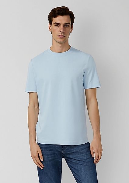 s.Oliver Kurzarmshirt T-Shirt Baumwoll-T-Shirt mit Logo-Print günstig online kaufen