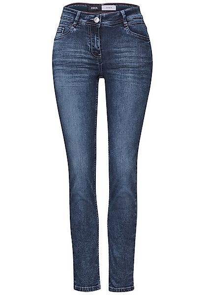 CECIL 5-Pocket-Jeans Style NOS Scarlett Mid Blue mid blue wash günstig online kaufen