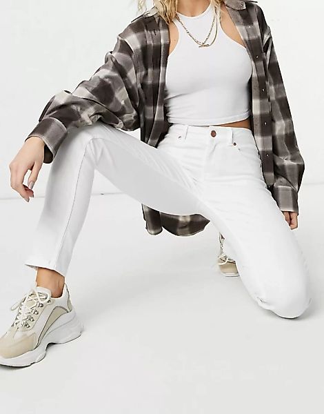 Oasis – Cherry – Jeans in Weiß günstig online kaufen