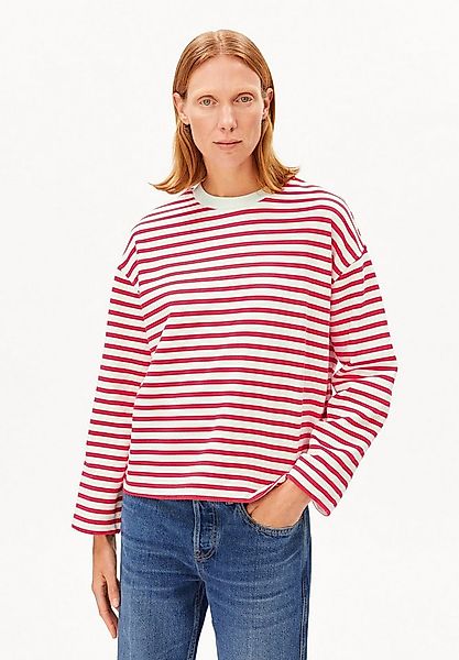 Armedangels Sweatshirt FRANKAA MAARLEN STRIPE Oversized Fit günstig online kaufen