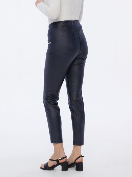 MONACO blue Lederimitathose Schlupfhose koerpernah in günstig online kaufen
