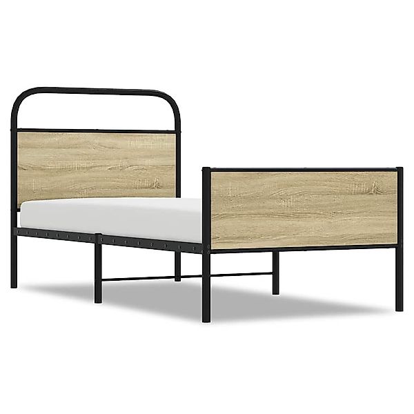 vidaXL Bett Bettgestell ohne Matratze 75x190 günstig online kaufen