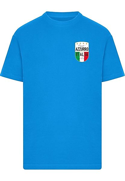 MisterTee T-Shirt MisterTee Azurro Italia Crest günstig online kaufen