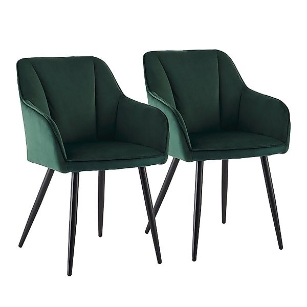 Ofcasa Esszimmerstuhl Samtstuhl (2er Set), Küchenstuhl günstig online kaufen