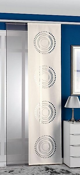 Gardinenbox Schiebegardine (2 St), Klettband, blickdicht, Wildseide Optik, günstig online kaufen