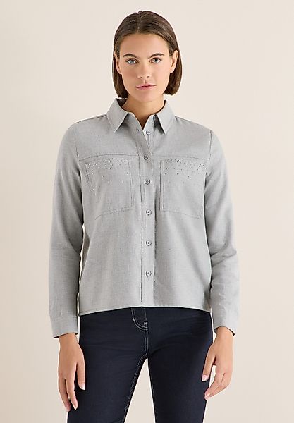 CECIL Langarmbluse aus reiner Baumwolle günstig online kaufen