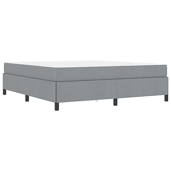 vidaXL Boxspringbett Hellgrau 180 x 200 cm Stoff 3398878 günstig online kaufen