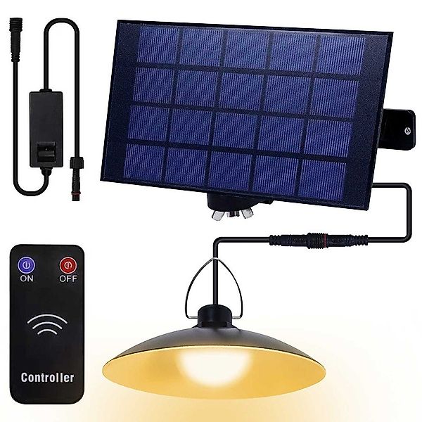 Rosnek LED Außen-Deckenleuchte 1/2/3/4 Kopf, Solar, günstig online kaufen