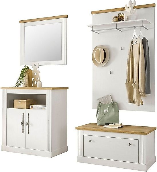 Home affaire Garderoben-Set Westminster BESTSELLER!, (4-St., Schuhbank, Spi günstig online kaufen
