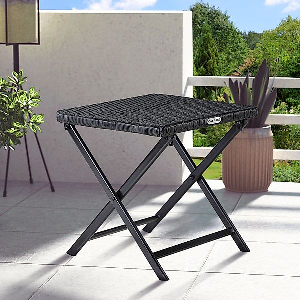 Casaria Gartenstuhl Rom (2 St), Polyrattan günstig online kaufen