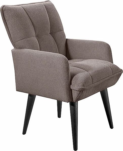 exxpo - sofa fashion Esszimmerstuhl "Mocca" () Armlehnenstuhl, bequem gepol günstig online kaufen